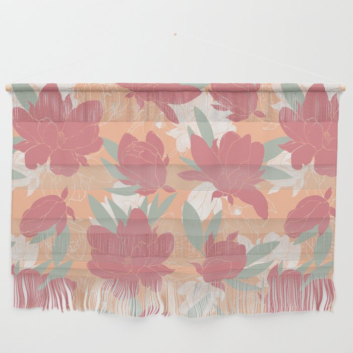 Big floral blossoms PF3 Wall Hanging Gallery Image 1