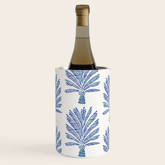 Palm Tree - Navy Palette Wine Chiller Gallery Image 1