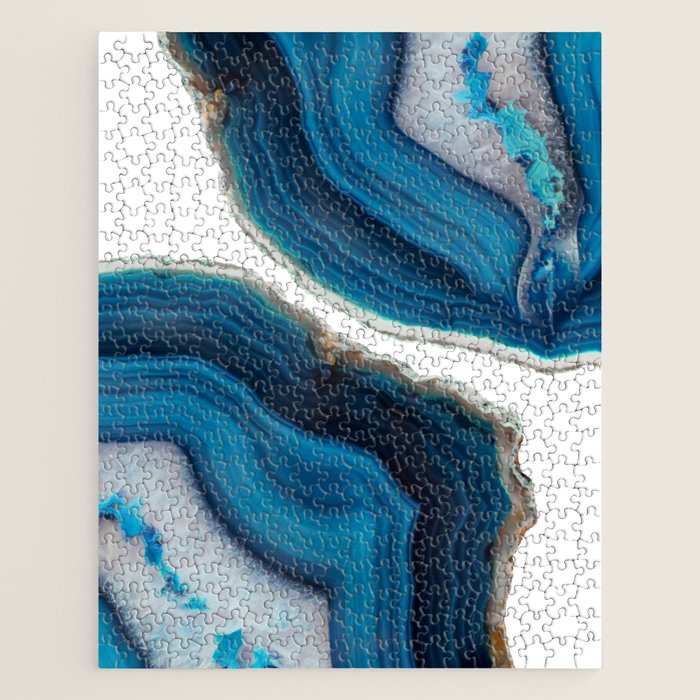 Blue Agate Jigsaw Puzzle Gallery Image 1