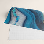 Blue Agate Wrapping Paper Gallery Image 2
