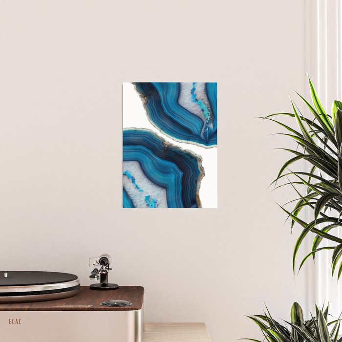 Blue Agate Poster Gallery Image 2