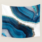 Blue Agate Wall Tapestry Gallery Image 4