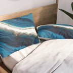 Blue Agate Pillow Sham Gallery Image 2