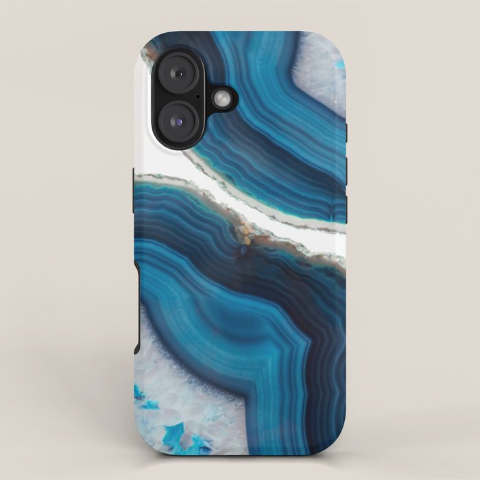 Blue Agate iPhone Case Gallery Image 1