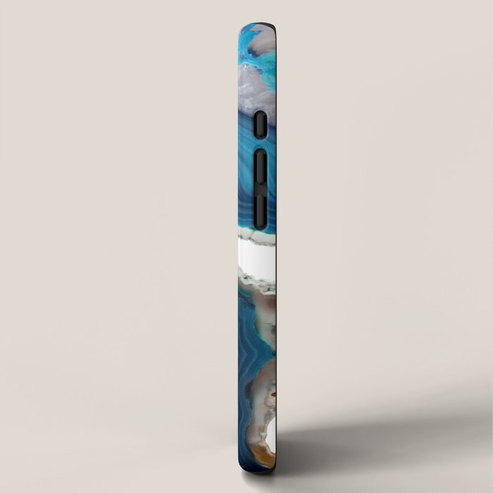 Blue Agate iPhone Case Gallery Image 2