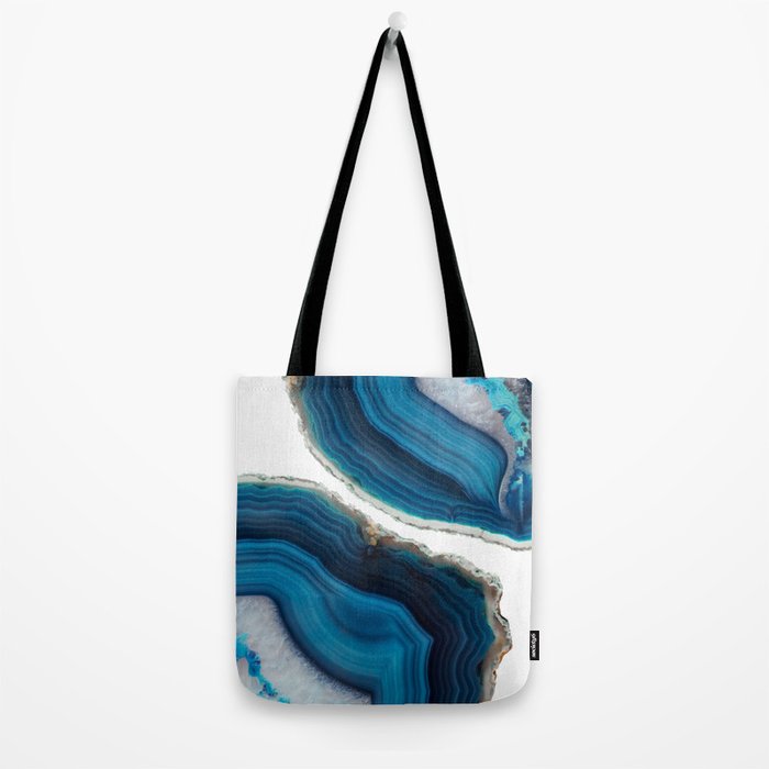 Blue Agate Tote Bag Gallery Image 2