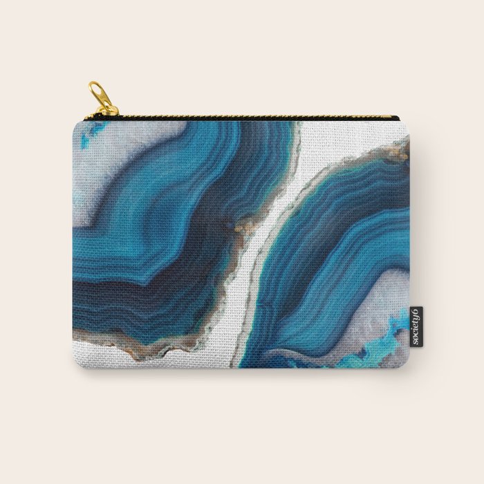 Blue Agate Carry All Pouch Gallery Image 1