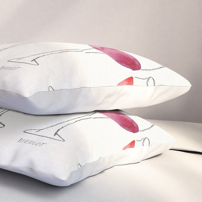 Wine Collection Pillow Sham Gallery Image 3