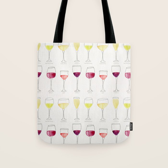 Wine Collection Tote Bag Gallery Image 1
