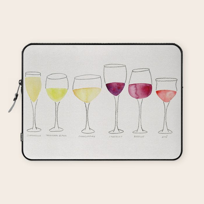Wine Collection Laptop Sleeve Gallery Image 1