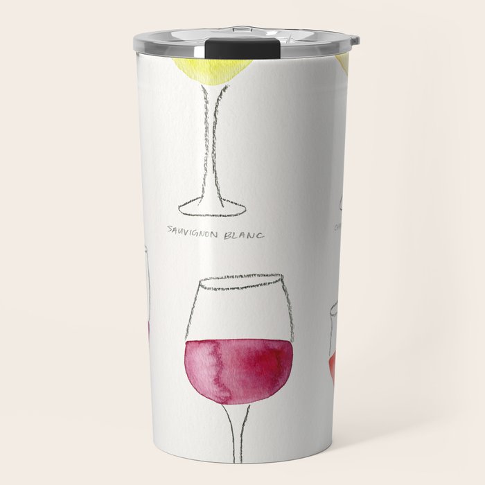 Wine Collection Travel Mug Gallery Image 1