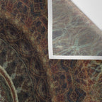 Mandala in brown tones Wall Tapestry Gallery Image 3