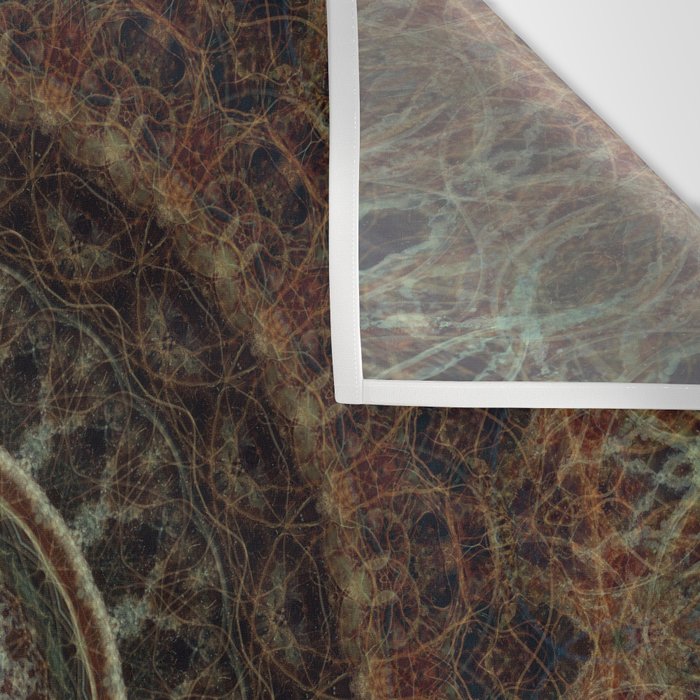 Mandala in brown tones Wall Tapestry Gallery Image 3