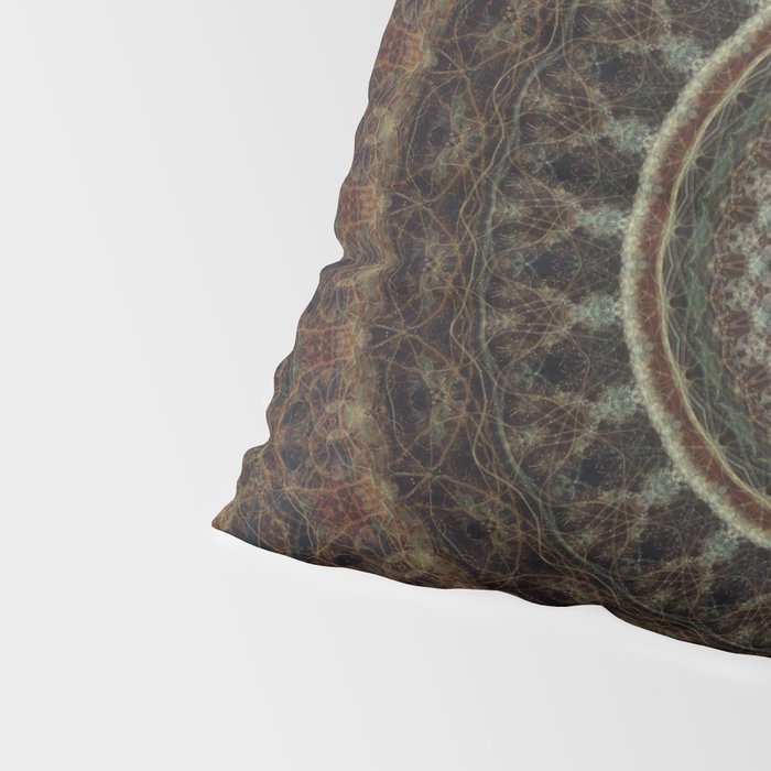 Mandala in brown tones Pillow Sham Gallery Image 4