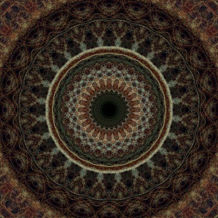Mandala in brown tones Coffee Mug Gallery Image 2