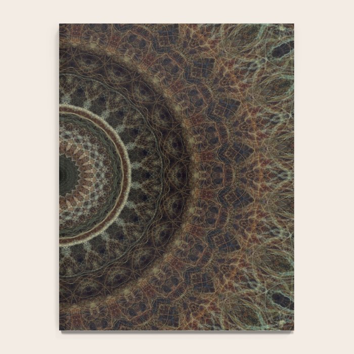 Mandala in brown tones Notebook Gallery Image 4