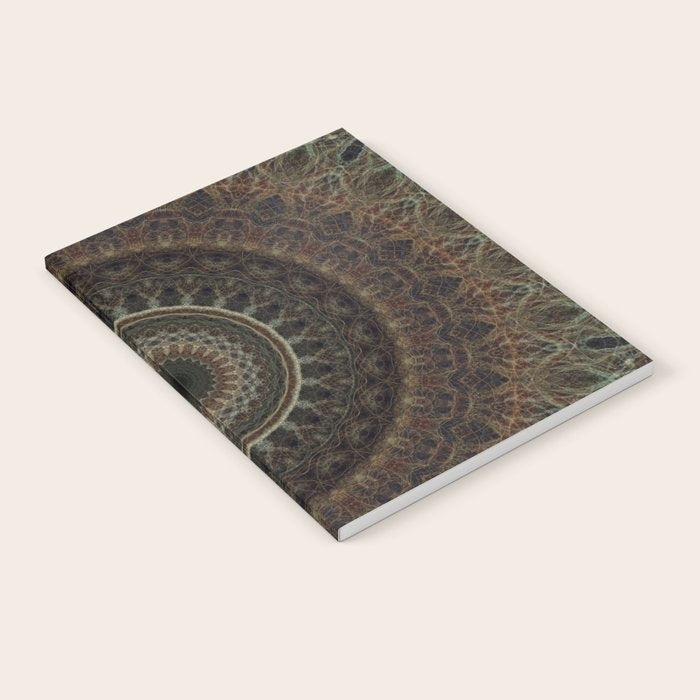 Mandala in brown tones Notebook Gallery Image 2