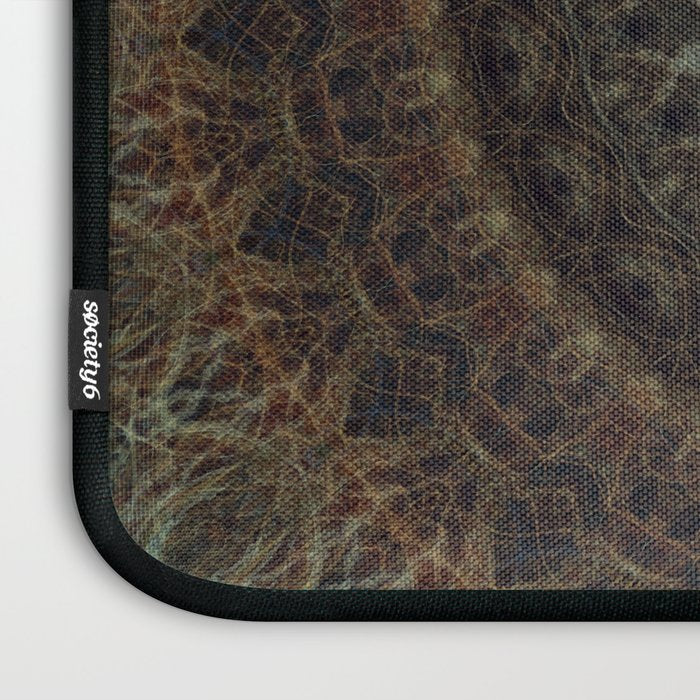 Mandala in brown tones Laptop Sleeve Gallery Image 3