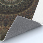 Mandala in brown tones Rug Gallery Image 4