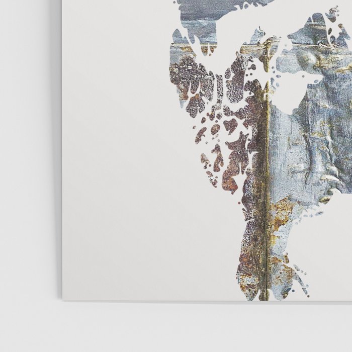 World Map(metal) Poster Gallery Image 3