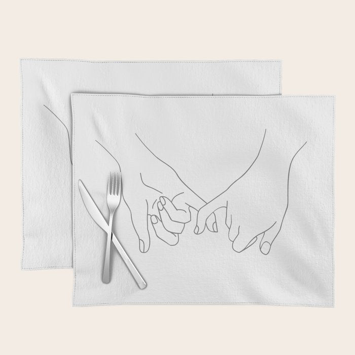 Pinky Promise Placemat Gallery Image 1