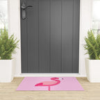 Geometric flamingo Welcome Mat Gallery Image 3