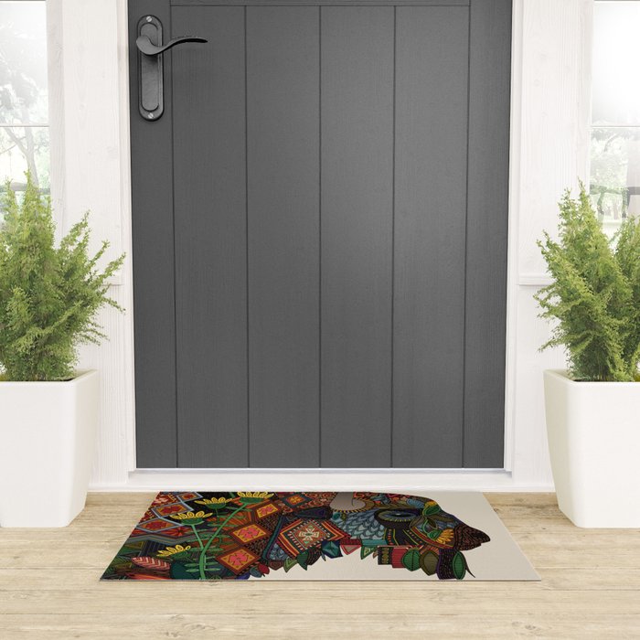 bison bone beige Welcome Mat Gallery Image 3