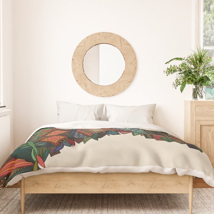 bison bone beige Duvet Cover Gallery Image 3