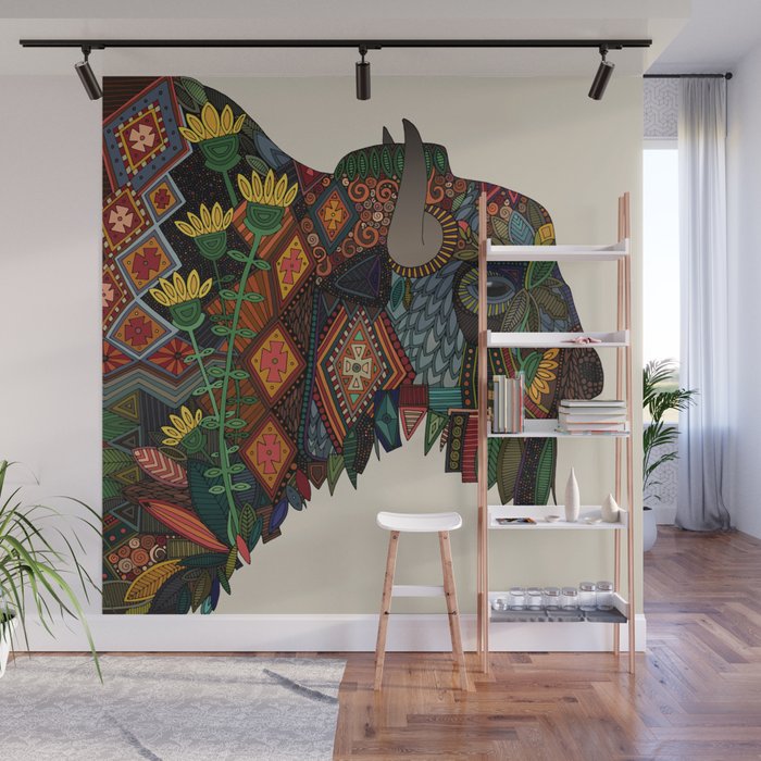 bison bone beige Wall Mural Gallery Image 1