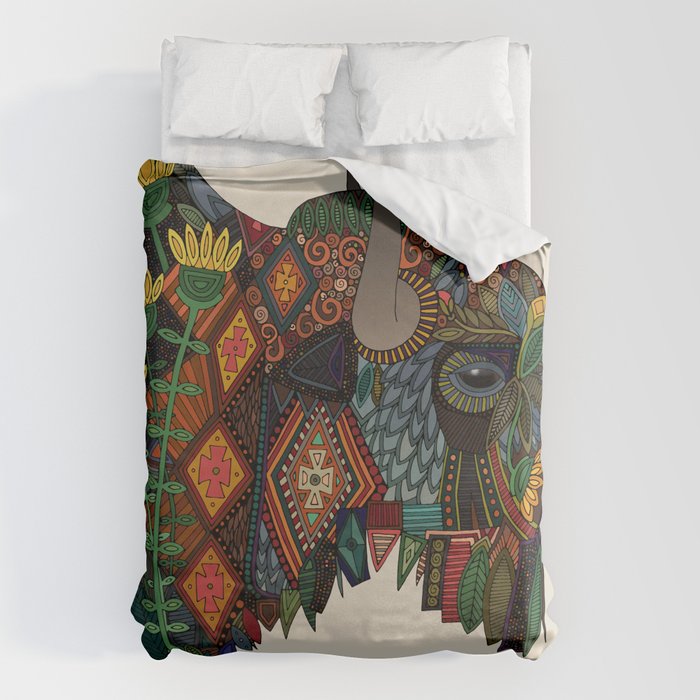 bison bone beige Duvet Cover Gallery Image 1