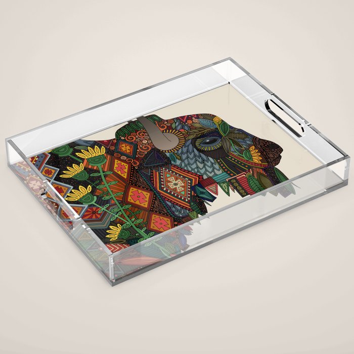 bison bone beige Acrylic Tray Gallery Image 1