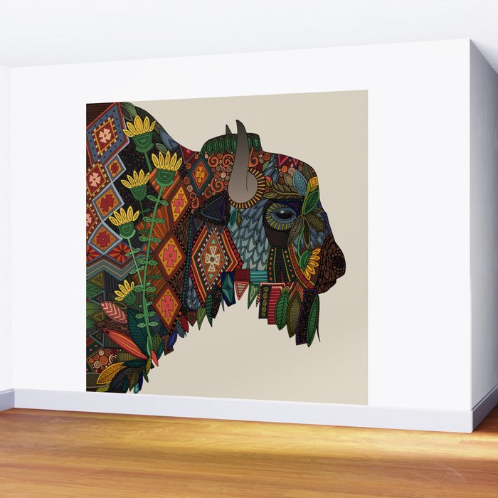 bison bone beige Wall Mural Gallery Image 2
