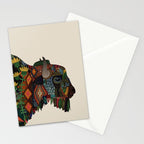 bison bone beige Stationery Card Gallery Image 2