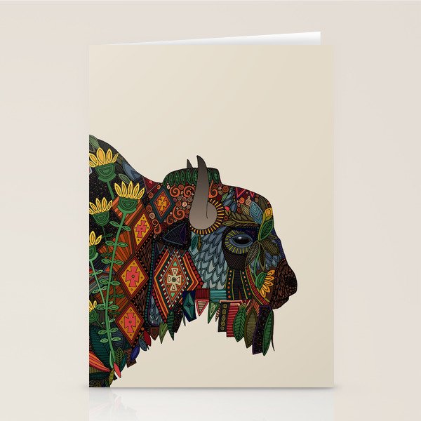 bison bone beige Stationery Card Gallery Image 2