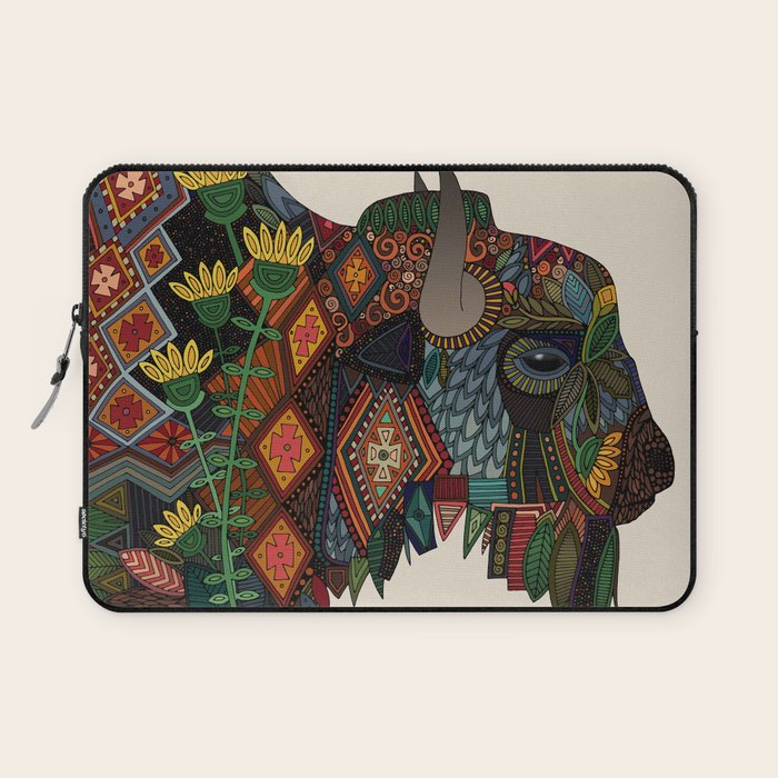 bison bone beige Laptop Sleeve Gallery Image 1