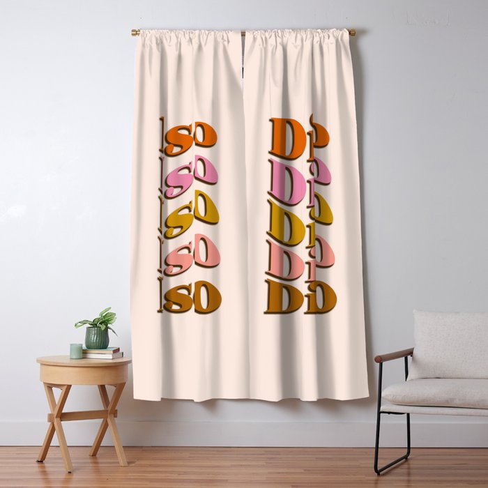 Groovy Disco Disco Window Curtain Gallery Image 5
