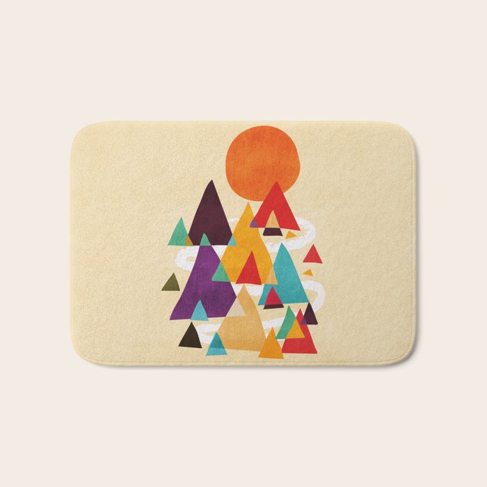 Let's visit the mountains Bath Mat Gallery Image 1