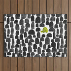 Turtle in Stone Garden Outdoor Rug Gallery Image 1