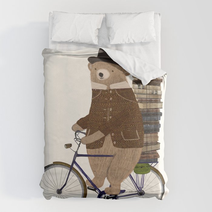 an educated bear Duvet Cover Gallery Image 6