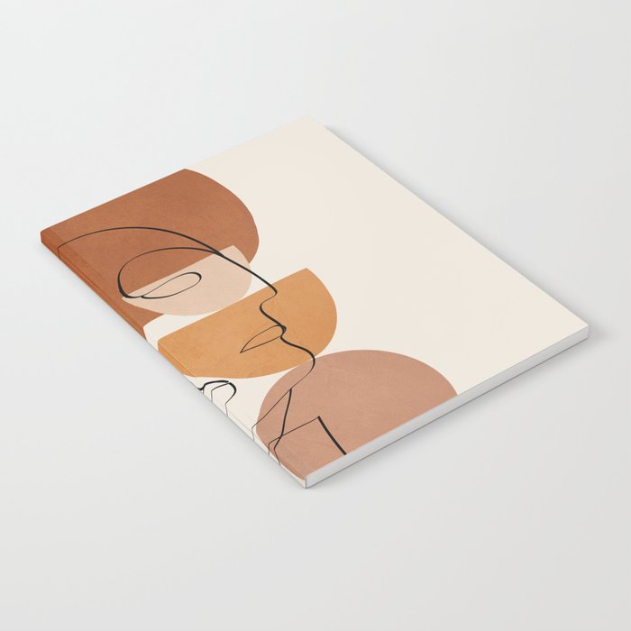 Abstract Clay Faces II Notebook Gallery Image 1