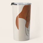 Abstract Clay Faces II Travel Mug Gallery Image 3