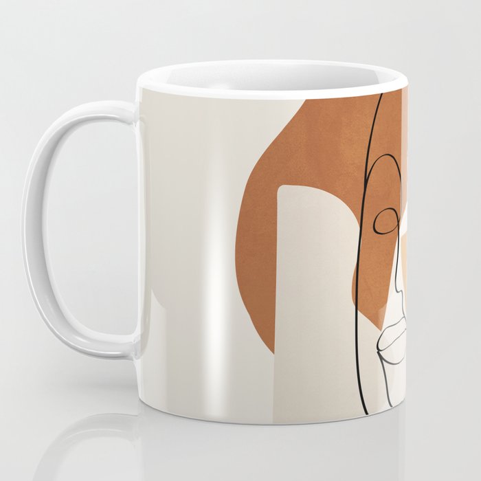 Abstract Clay Faces II Coffee Mug Gallery Image 3