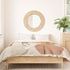 Abstract Clay Faces II Duvet Cover Gallery Image 3