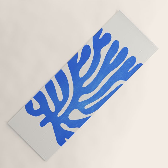 Marseille Blue: Matisse Color Paper Cutouts 03 Yoga Mat Gallery Image 1