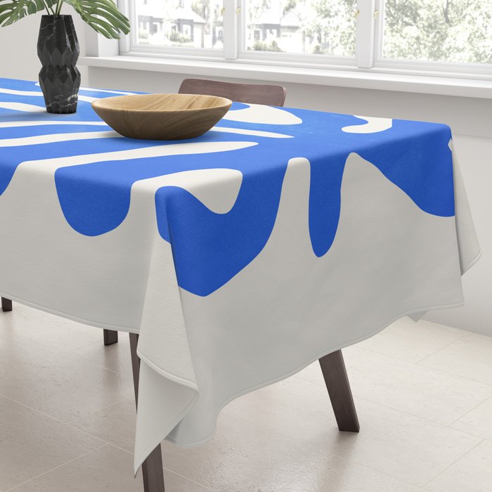 Marseille Blue: Matisse Color Paper Cutouts 03 Tablecloth Gallery Image 3
