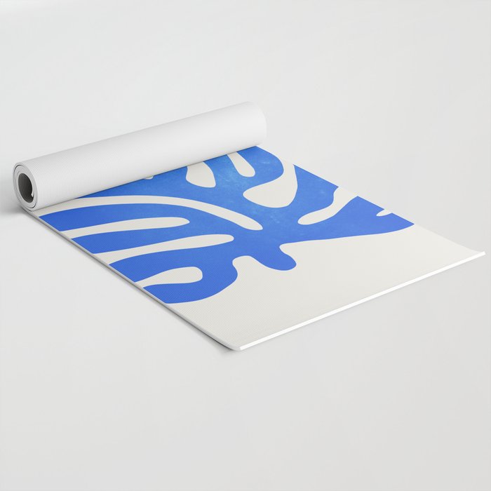 Marseille Blue: Matisse Color Paper Cutouts 03 Yoga Mat Gallery Image 2