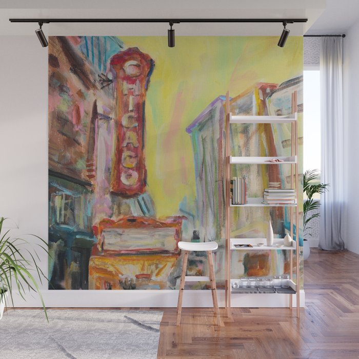Chicago Theatre Wall Mural Gallery Image 1