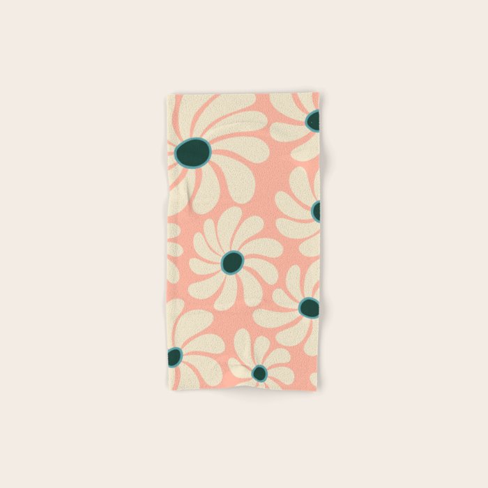 Retro Super Bloom - 70's Vibe Bath Towel Gallery Image 1