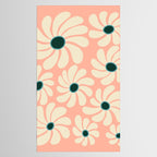 Retro Super Bloom - 70's Vibe Tablecloth Gallery Image 2