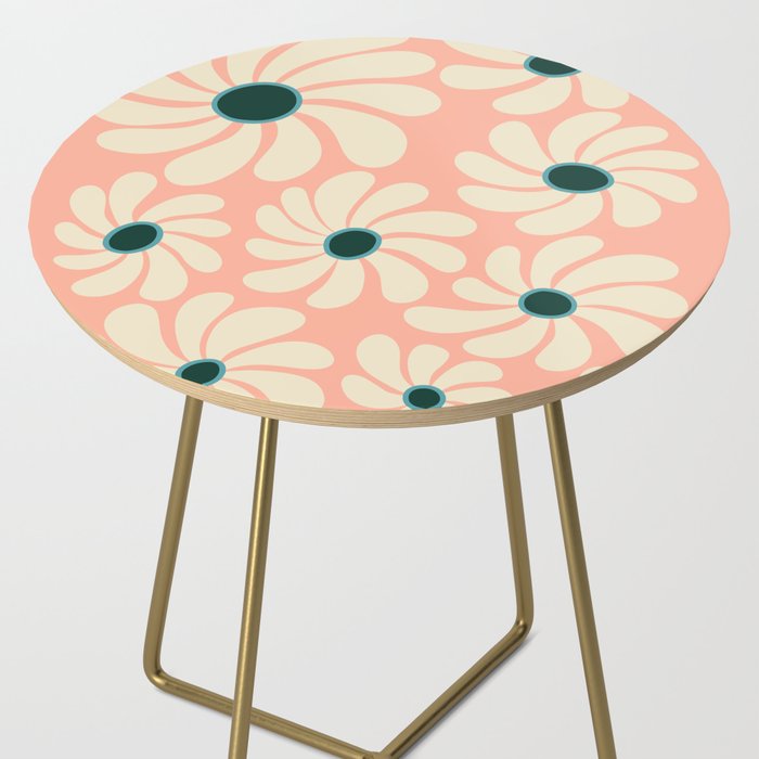 Retro Super Bloom - 70's Vibe Side Table Gallery Image 2